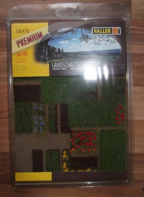 Faller premium 180478 Landschafts-Segment Kleingärten II, TT, H0, OVP