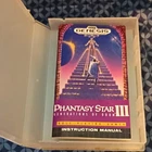 SEGA Phantasy Star III Generations of Doom Sega Genesis NTSC-U/C Manual Included