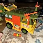 VTG 1989 TEENAGE MUTANT NINJA TURTLES PARTY WAGON TMNT NEAR COMPLETE