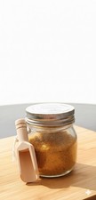 Body Sugar Scrub Lemon And  Poppyseeds   Exfoliating, Moisturizing, UK-Made 250g