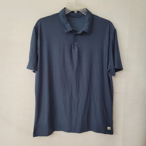 Vuori Polo Shirt Mens XL Performance V188 Lightweight Athletic Casual Stretch