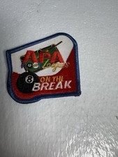 BLUE BORDER APA LEAGUES ON THE BREAK Patch American Poolplayers Assn. 81D2
