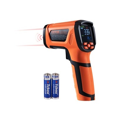 VEVOR Infrared Thermometer, -40°F~2732°F Dual Laser Temperature... FAS
