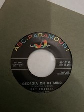 Ray Charles &ndash; Georgia On My Mind 7" Single 1960 ABC-Paramount Soul R&B 45 C7