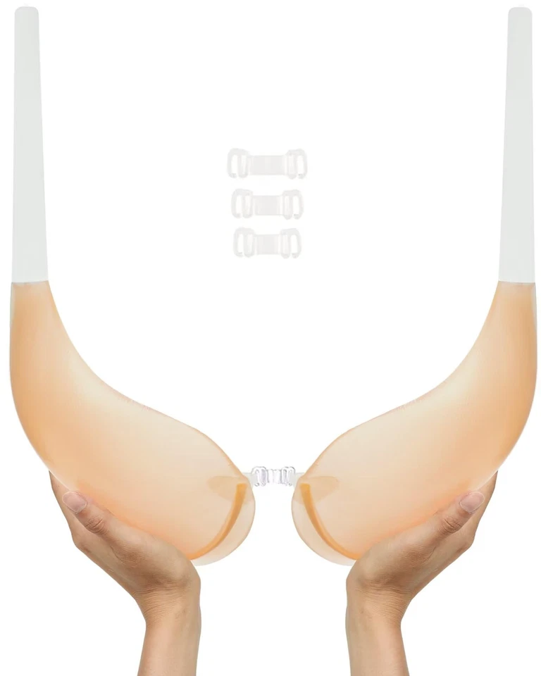 Invisible Lift Sticky Backless Bra - Strapless Silicone Adhesive Bra for Big ... - Image 3 of 4