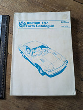 Triumph TR7 Parts Catalogue. P/B July 1976. Part No. RTC 9020A. British Leyland