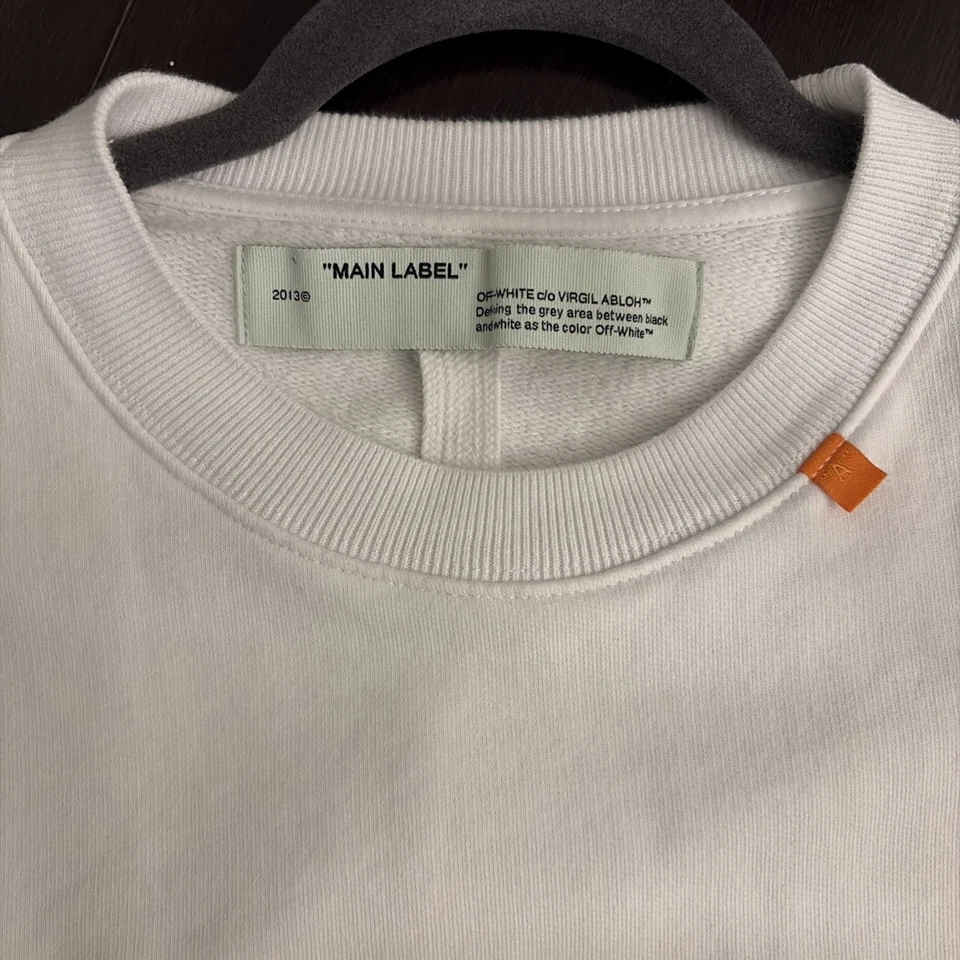 Suéter Off-White X C/o Virgil Abloh Racionalismo Medio Cuello Redondo Etiqueta Principal 2013 Foto 2 de 4