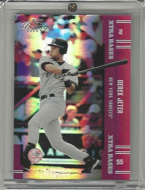 2005 Playoff Prestige DEREK JETER Xtra Bases Red #135/150 - Card #2