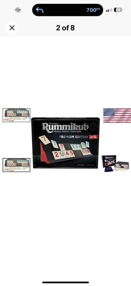 Elegant Rummikub Premium Edition: Complete Set with Engraved Tiles & Racks - Image 3 of 4