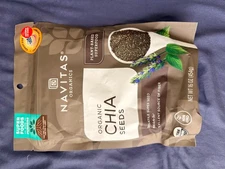 Navitas Organic Chia Seeds, 16 oz. Bag, 38 Servings - Gluten-Free Exp Nov 2026