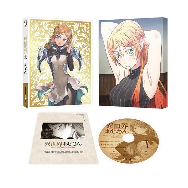 Isekai Ojisan Vol.1 First Limited Edition Blu-ray Booklet Japan ZMXZ-158