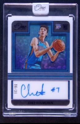 その他 Chet Holmgren auto 2022-23 Chet Holmgren Panini One And One Rookie Card Auto /35 | eBay