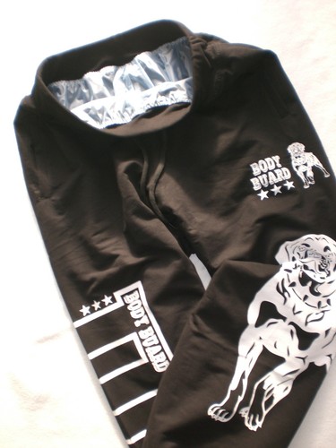 NEU PVC COTTON DOPPEL HOSE JOGGINGHOSE & INNEN EXTRA SOFT PVC PANTS L-XL - Picture 2 of 18