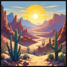 30 Custom Simple Desert Special Personalized Address Labels