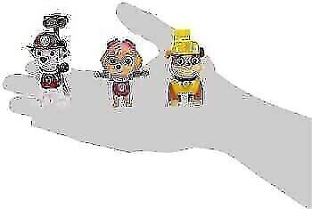 Paw Patrol Action Pack Pups 3pk Figure Set Marshal, Skye, Rubble - Picture 7 of 7
