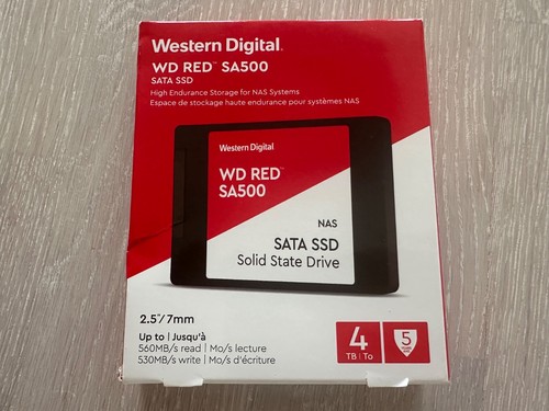 Western Digital WD Red SA500 4TB WDS400T1R0A *NEW *Factory sealed!