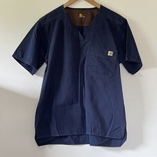 EUC Carhart One Pocket Scrub Top Size Small