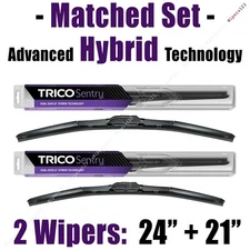 Matched Set of 2 Hybrid Wipers 24"+21" Trico Sentry Wiper Blades - 32-240 32-210