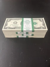 100 TWO DOLLAR BILLS - $2 UNCIRCULATED SEQUENTIAL - 2017A Consecutive Order