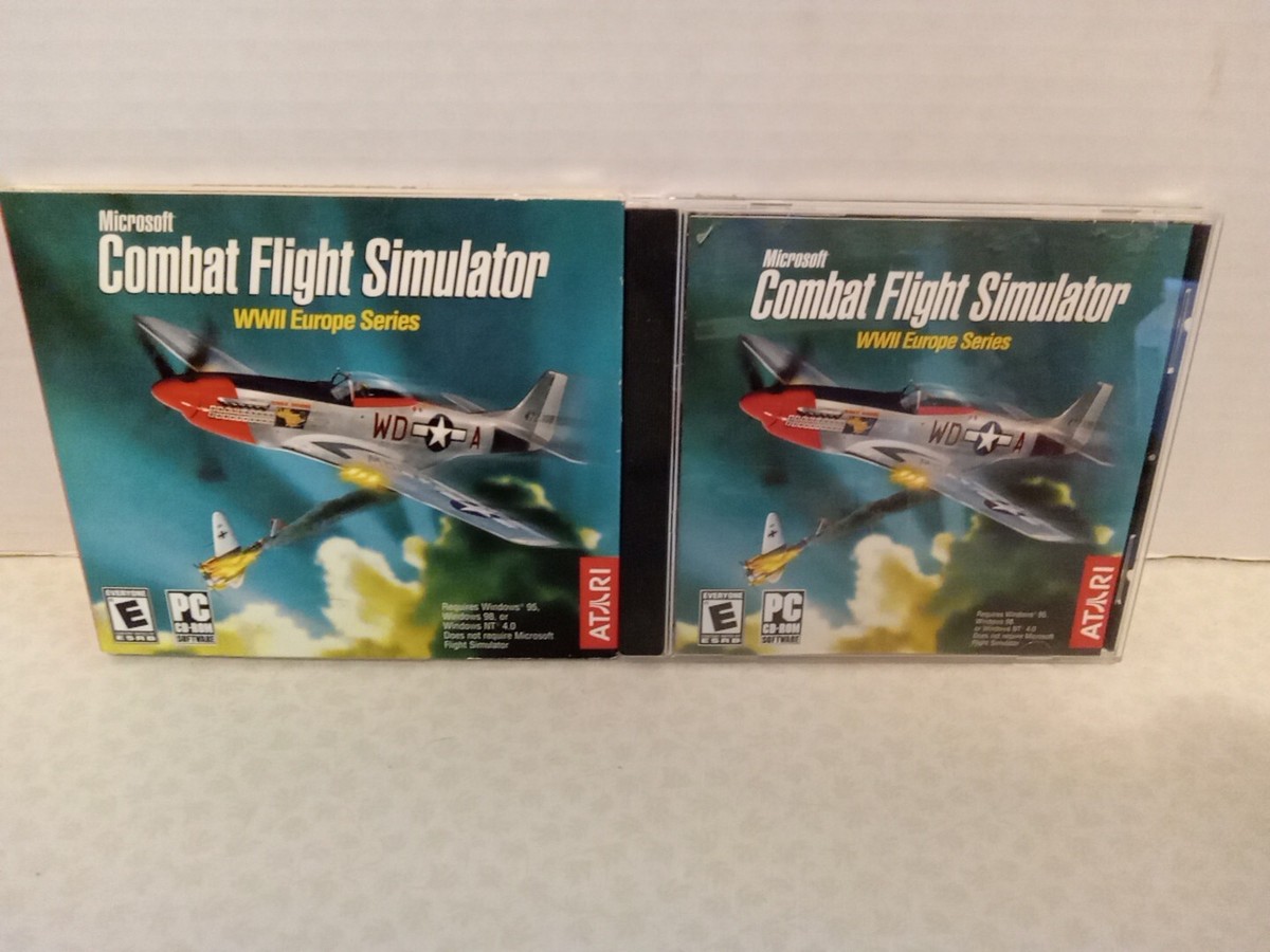 PCゲーム98/95　Microsoft　コンバット　フライト　シュミレータ Microsoft Combat Flight Simulator WW2 Europe Series Windows