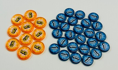 Power Up Bit Set for Smash Up Deluxe Power Counters & Victory Points NEW
