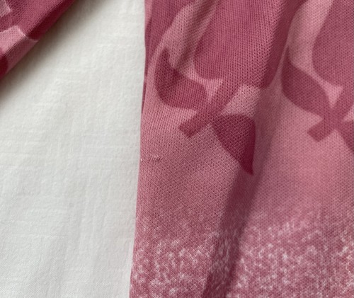 Vintage 70s Pink Polyester Tulip Flower Print Shirt Mod MCM Hippie Disco Trissi - Picture 12 of 12