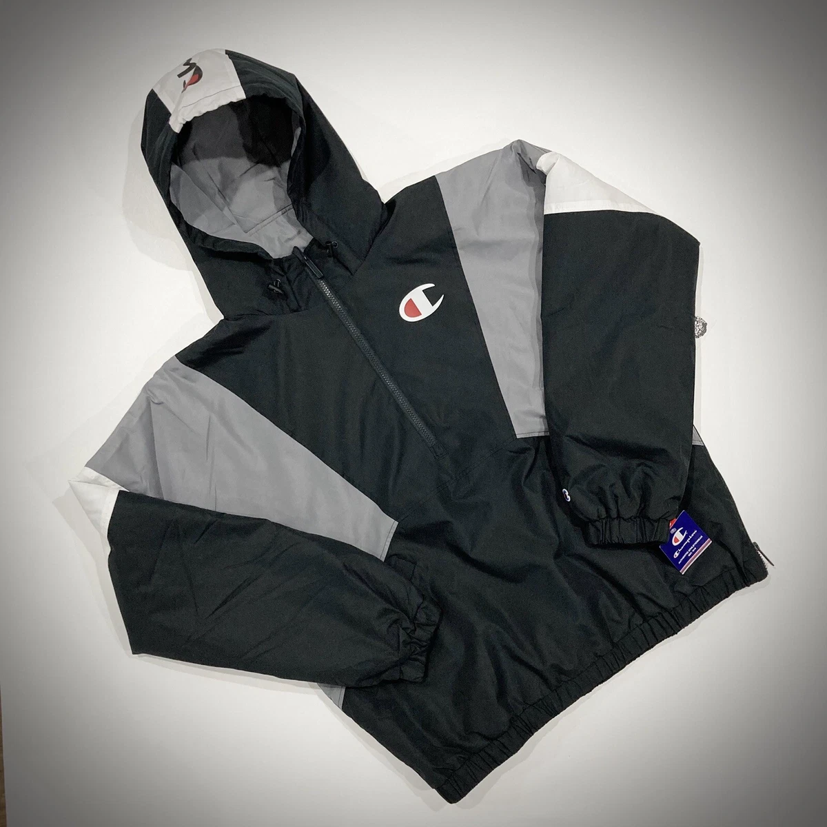 NEW! Champion Pullover Jacket Classic Logo Streetwear Original Adult Size  Large | eBay