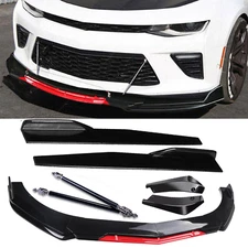 For Chevrolet Chevy 2 Layer Front Rear Bumper Lip Spoiler Splitter Body Kits