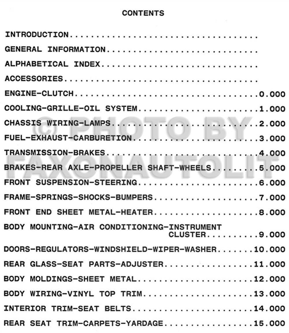 1992 Pontiac Firebird Parts Book Illustrated Master Catalog | eBay