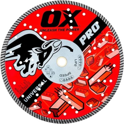 OX Tools OX-PU10-7 7'' Fast Cutting Diamond Blade for Reinforced Concrete