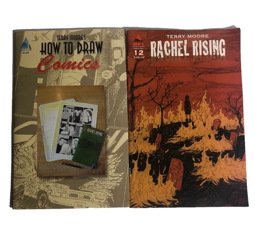 Terry Moore’s HOW TO DRAW Comics And Terry Moore Rachel Rising Issue 12 USED