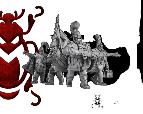 GW Warhammer 40k Mordian Iron Guard w. Mortar OOP Metal d13 | eBay