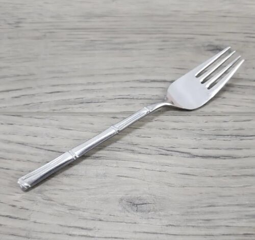 National Stainless Flatware Escapade (Bamboo) Pattern Salad Fork- Discontinued - Picture 1 of 5