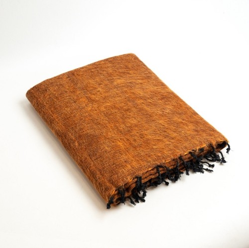 Luxury Soft Yak Wool Blanket Handmade In Nepal - Picture 4 of 6