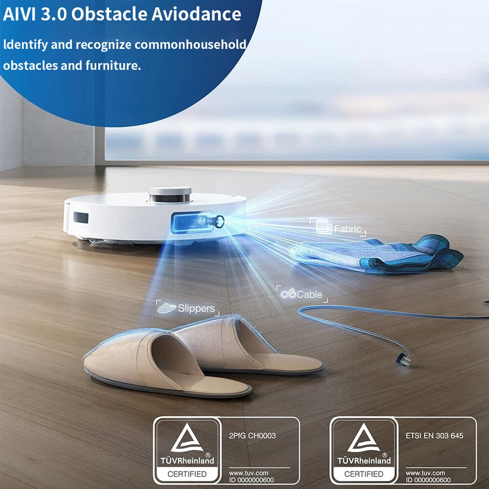 ECOVACS DEEBOT T10 Plus Robot Vacuum and Mop Oscillating- Certified Refurbished - Image 2 of 4