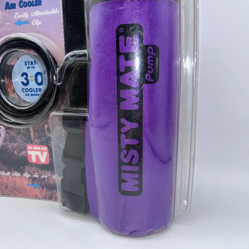MISTY MATE PUMP Personal Portable Air Cooler with Belt Up To 44” Waist PURPLE - Picture 4 of 12
