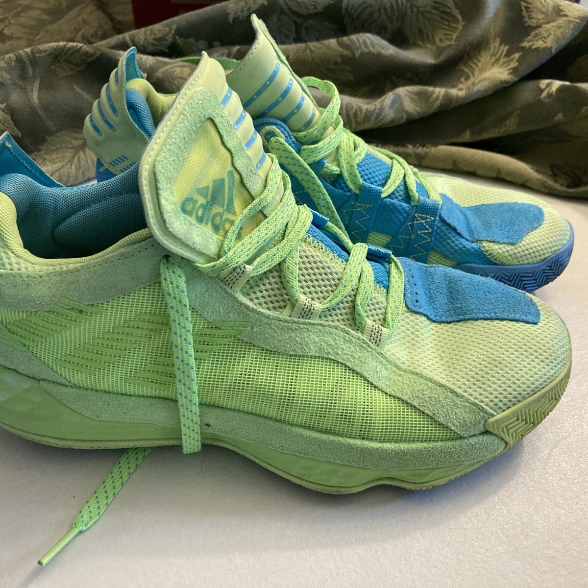 Adidas Dame 6 JamFest McDonalds Green Blue Shoes FW4507 Adidas Dame 6 JamFest McDonalds Green Blue Shoes FW4507
