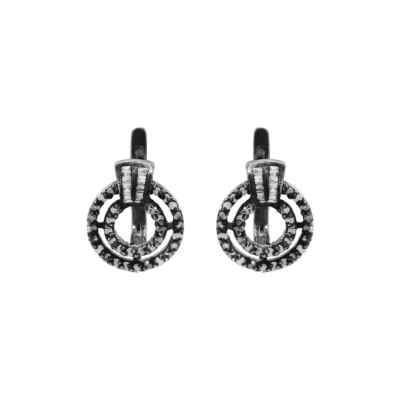 Rose Cut Diamond Earring-Sparkling Stud Earring-925 Sterling Silver-Easter Gifts