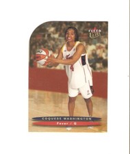coquese washington 2003 ultra wnba gold,notre dame,flint,indiana fever card# 103