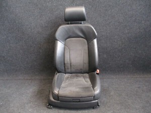 LEDER Alcantara Beifahrersitz Audi Q7 4L Sportsitz Sitz Ausstattung schwarz