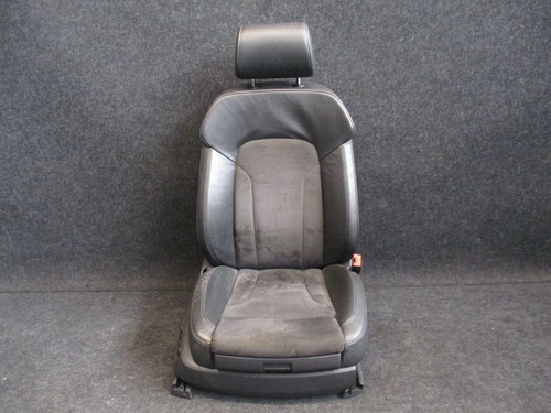 LEDER Alcantara Beifahrersitz Audi Q7 4L Sportsitz Sitz Ausstattung schwarz