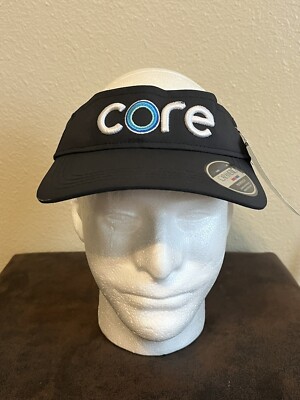 NWT CORE Hydration Water Company Logo Sun Visor Hat Cap Style #i7042