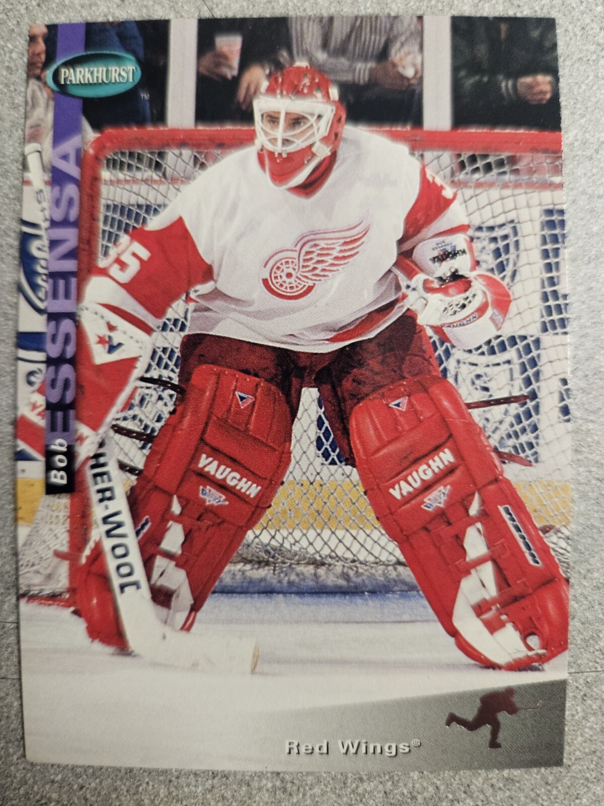 1994-95 Parkhurst Red Wings Hockey Card #64 Bob Essensa