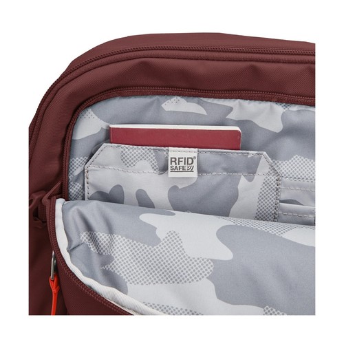 Pacsafe GO Anti Theft 34L Carry-on Backpack, Garnet Red One Size - Picture 8 of 12