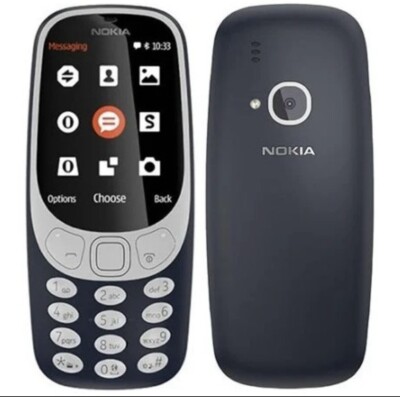 Gebrauchter Zustand NOKIA 3310-2G-TA-1030 Dual Sim Karte entsperrt B-Ware nur Telefon