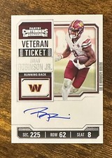 2023 Panini Contenders Veteran Ticket Autographs #16 Brian Robinson Jr. #X13106