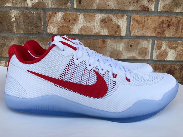 red and white kobe shoes
