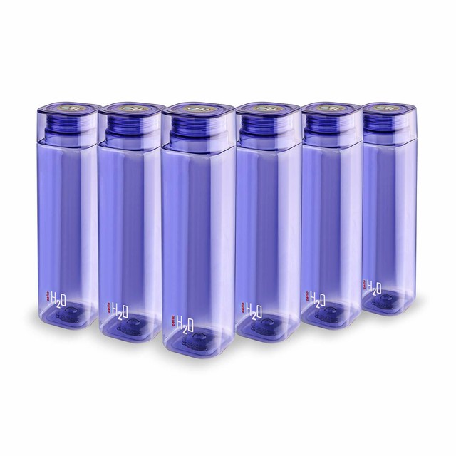 Plastic Fridge Refrigerator Water Bottle Set 6 pieces, 1 L eBay