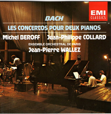 Bach CONCERTOS FOR TWO PIANOS Beroff/Collard Wallez | exzellent  (C7517)