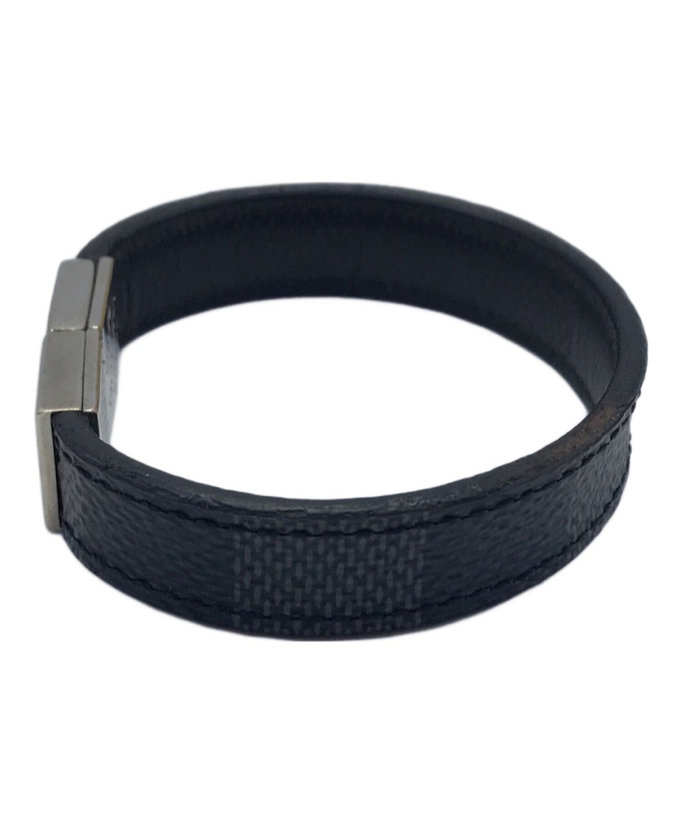 Authentic LOUIS VUITTON Damier Graphite Bracelet Pull It